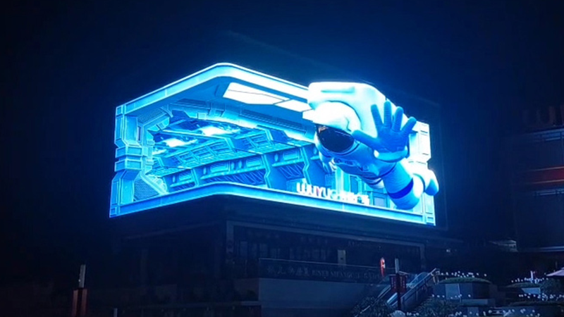 bsports@裸眼3D LED显示屏，为何被掀起了热浪？