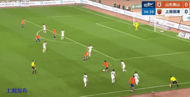 中超第6轮焦点战：上海海港1-1山东泰山 双雄鏖战