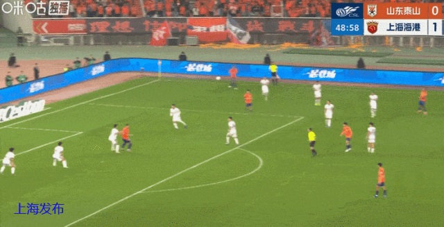 中超第6轮焦点战：上海海港1-1山东泰山 双雄鏖战