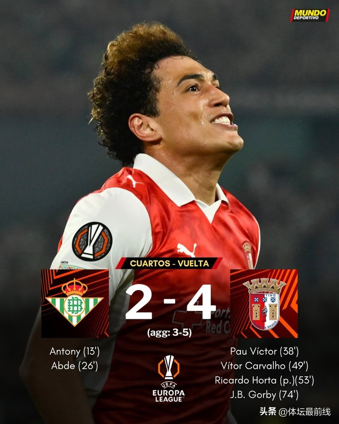 英超内战再现！弗赖堡创队史纪录，布拉加逆转